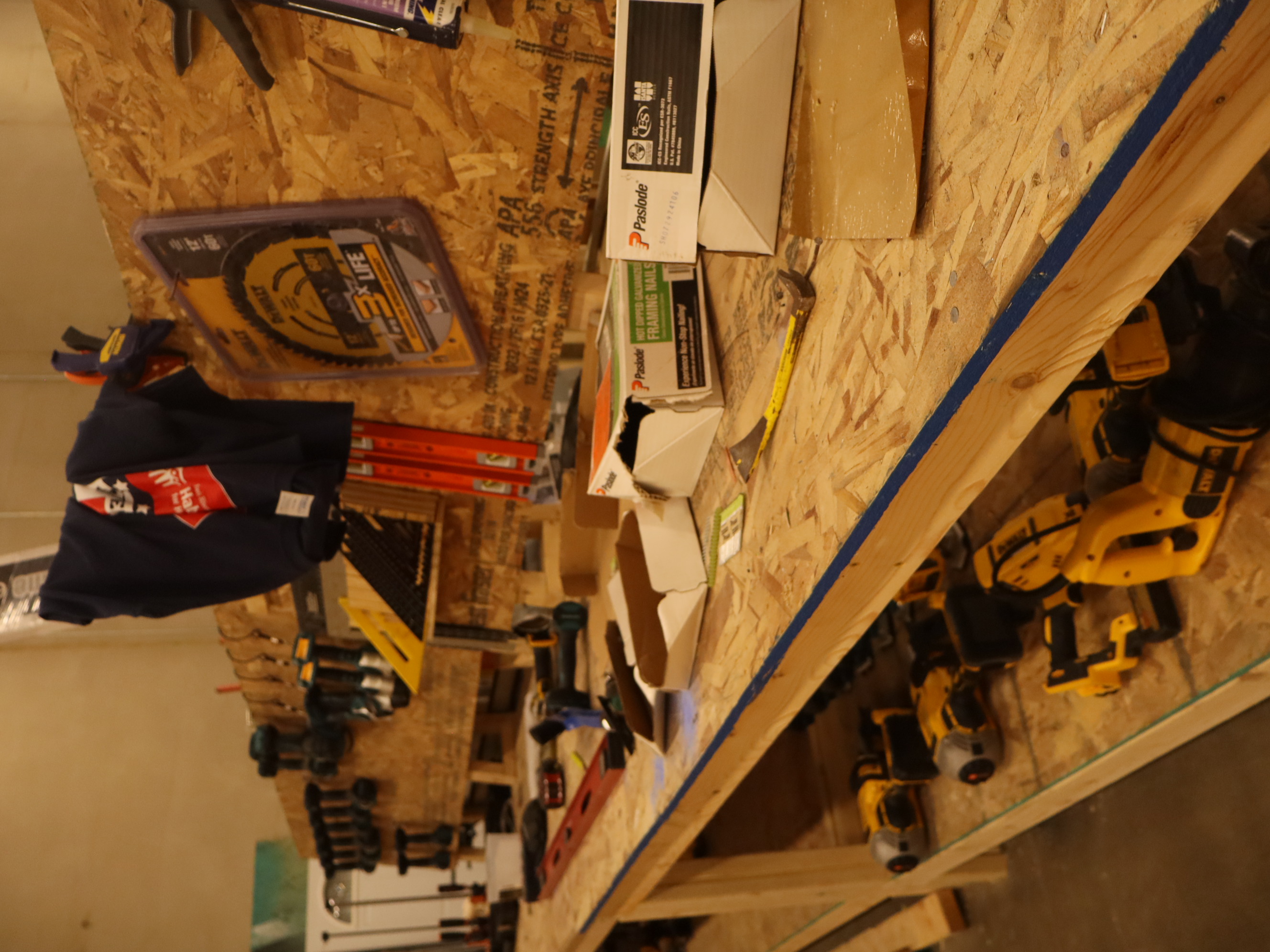 Working desk and tools used to build custom OmneBoard designs